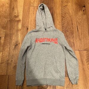 Mister Tee Men’s Grey Hoodie Size S